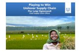 Playing to Win Unilever Supply Chain · Playing to Win Unilever Supply Chain Pier Luigi Sigismondi Chief Supply Chain Officer