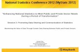 National Statistics Conference 2012 (MyStats 2012) · National Statistics Conference 2012 (MyStats 2012) ... sporadic rather periodic updates . Numerous ... this means TFP must account