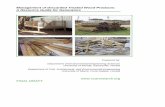 Management of Discarded Treated Wood Products: A … · Management of Discarded Treated Wood Products: ... being used to treat the wood products ... and use of common treated wood