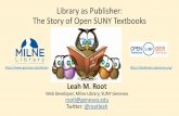 Library as Publisher: The Story of Open SUNY Textbooks · •WP-Quick LaTeX plugin ... Value of Open Educational Resources & Open Textbooks, ... introduction-to-web-development-and-programming