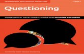 PROFESSIONAL DEVELOPMENT PROGRAMME … Questioning - PD Guide for Student...PROFESSIONAL DEVELOPMENT PROGRAMME THEME 2. ... All T-TEL resources are Open Educational Resources ... those