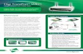 Digi TransPort WR21 - Datasheet - GfK Etilizecontent.etilize.com/Manufacturer-Brochure/1022999025.pdfDigi TransPort WR21 is a full-featured cellular ... Area Network connectivity including
