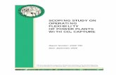 SCOPING STUDY ON OPERATING FLEXIBILITY OF POWER PLANTS ... · SCOPING STUDY ON OPERATING FLEXIBILITY OF POWER PLANTS ... Study on Operating Flexibility of Power Plants with CO2 ...