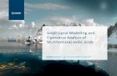 Small Signal Modelling and Eigenvalue Analysis of ... Energy Research 3 Protection and Fault Handling in Offshore HVDC grids Objectives: Establish tools and guidelines to support the