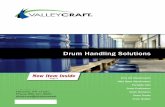 Drum Handling Solutions - Dick Jones Sales images/valleycraft_drumhandling.pdfis the latest innovation in fork-mounted drum handling! The Ultra-Grip III, an industry exclusive to Valley