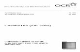 CHEMISTRY (SALTERS) - rswebsites.co.uk Level Chemistry/Chemistry...CHEMISTRY (SALTERS) COMBINED MARK SCHEME AND REPORT FOR THE UNITS JANUARY 2005 AS/A2 ... OCR (Oxford Cambridge and