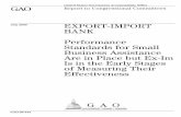 GAO-08-915 Export-Import Bank: Performance … to Congressional Committees United States Government Accountability Office GAO EXPORT-IMPORT BANK Performance Standards for Small Business