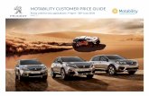 MOTABILITY CUSTOMER PRICE GUIDEmedia.peugeot.co.uk/file/86/9/motability-customer-price-guide... · The Motability Contract Hire Scheme gives you the chance to drive a brand new PEUGEOT