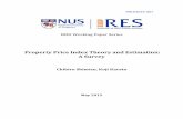Property Price Index Theory and Estimation: A … Price Index Theory and Estimation: A Survey ... to evaluate their practical application in the ... basis of the hedonic approach,