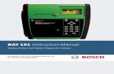 BAT 151 Instruction Manual - Bosch Diagnostics · 26 DC and AC Voltmeter 26 Scope ... items or dialog boxes that display information or require a ... BAT 151 Instruction Manual |