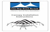 Canopy Installation Instructions - Website NOT YET … Installation Instructions . 2 ... 20’ x 30’ 20’ x 40’ SIDE POLE 4 8 10 12 ... Maine's Tent & Part S ecialists .
