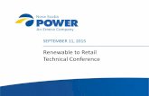 Renewable to Retail Technical Conference - Nova Scotia … · Information Requests to NS Power • ROUND 1 ... • The Renewable to Retail market was established through legislation.