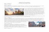 Millennium Tours Presents: Russia’s Two Capital Cities …€¦ ·  · 2017-11-29Millennium Tours Presents: Russia’s Two Capital Cities Day 1 - August 8 Depart to Russia. ...