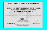 C A S 4 2014 INTERNATIONAL SEMICONDUCTOR - imt.ro CAS 2014.pdf · 2014 INTERNATIONAL SEMICONDUCTOR CONFERENCE ... K. Mutamba - Infineon Technologies, ... ONE REAL LIFE EVENT: PHYSICAL