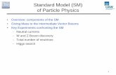 Standard Model (SM) of Particle Physics - HEPHY: … · Standard Model (SM) of Particle Physics ... c M c g G. W W ... with a particle mass • Nota bene: both Lagrangians describe