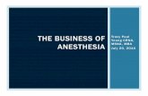Tracy Young- Business anesthesia - Cirlot AeroDefense · The type of anesthetic chosen (General, Regional, MAC, ... MICROECONOMICS OF ANESTHESIA PROS AND CONS OF 1099 • A few quick