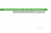 Hortonworks Data Platform - Apache Ambari … Platform consists of the essential set of Apache Hadoop projects including MapReduce, Hadoop Distributed File System (HDFS), HCatalog,
