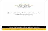Windows Accessibility & Ease of Access · University Information Technology Services Accessibility & Ease of Access Microsoft Windows 10 Table of Contents Introduction ...