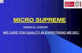 Micro Supreme Auto Industries (I) Pvt. Ltd. Supreme...High RPM Twins Spindle Drilling System Developed &Productized Corporate Development of Pirangut plant project initiated & construction