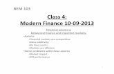 Class 04-Modern Finance - California Institute of …people.hss.caltech.edu/~jlr/courses/BEM103/Class04.pdfAxioms of modern finance