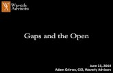 Gaps and the Open - Interactive Brokers - Low-Cost Online ... · Two possible definitions: – Open is  the previous session’s close This will result in many gaps, but a