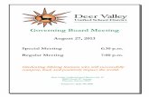 Governing Board Meeting - Deer Valley Unified School … Board Meeting . August 27, ... Persons with a disability may request reasonable accommodations by contacting ... Heidi Vega