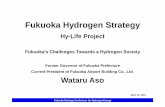 Fukuoka Hydrogen Strategy - Business Finland · Fukuoka Hydrogen Strategy ... Fields covered by the cluster strategy of Fukuoka System LSI, automobile, biotechnology, ... modification
