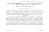 Fabrication of GaN LED’s by Wafer bonding and Lift-off ...€™s Institute Of Information Technology,Navi ... separation of sapphire substrate from GaN LED structure various merits