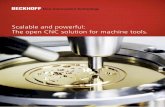 Scalable and powerful: The open CNC solution for machine ... · The open CNC solution for machine tools. ... motion and kinematics requirements. ... Scalable and powerful: The open
