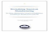 Revitalizing American Manufacturing - The White … American Manufacturing ... which co-leads the White House Office of ... pay-premium-for-manufacturing-workers-as-measured-by-federal-statistics.pdf.