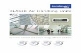 KLASIK Air Handling Units - BVT Partners UAB AmALvA reserves the right to introdue hanges of parameters and sies in the proess of improvement of the air handling units KLASIK Air Handling