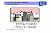 TEROTECHNOLOGY (Whole life costing) - Trent Global · school of the built environment overview •the nature of terotechnology •types of costs •discounting costs •whole life