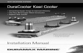 DuraCooler Keel Cooler - Duramax Marine LLC · DuraCooler ® Keel Cooler ... Preventing galvanic corrosion to your ship’s hull ... stress and vibration to the DuraCooler ...