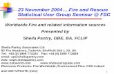 Worldwide Fire and related information sources - Sheila … · Worldwide Fire and related information sources Presented by ... Worldwide Fire and related information: ... Acts from