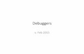 Debuggers - LA | EPFLla.epfl.ch/.../Teaching/CS111-Programming/2015/Debuggers.2015.pdf · CI Display debuggers log C] Add other open projects' paths in the debuggers search list C]