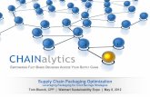 Supply Chain Packaging Optimization - Chainalytics · Supply Chain Packaging Optimization ... Packaging tactics to drive the supply chain strategy ... Walmart Packaging Guidelines