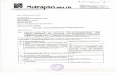 Automatically generated PDF from existing images.nutraplusindia.com/images/investorpdf/9319f378-2f08-490a-afb3... · 2.c Report from the Audit Committee ... 201/202, PLANET INDUSTRIAL