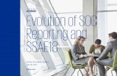 Evolution of SOC Reporting and SSAE18 - Chapters Site · Evolution of SOC Reporting and SSAE18 ... Evolution of SOC Reporting With you today. ... Additional Criteria based on NIST