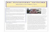 RBC PENSIONERS’ NETWORK · of pensioners in Kelowna and the Okanagan makes the ... Jack Dunsmore was Manager. ... Department reporting to Joel Milburn.