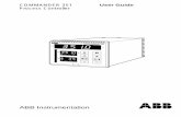COMMANDER PV 351 - controllers and recorders · M OP2 FFOP1. ABB INSTRUMENTATION ... The COMMANDER 350 can be configured and made ready for operation in three easy steps. ... rear