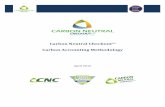 CNC Carbon Accounting Methodology TP - Home - Carbon Credit …carboncreditcapital.com/.../2016/04/CNC-Carbon-Acc… ·  · 2017-08-02Carbon!Credit!Capital!LLC.! ... This!document!discusses!the!carbon!accounting!methodology!employed!by!the!Carbon!Neutral!