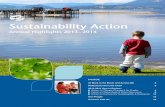 Sustainability Action - Fraser Basin Council - Home · hydraulic model that led to a new lower Fraser flood ... In these pages is a synopsis of FBC’s work in 2013 ... pilot project