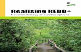 CIFOR Realising REDD+ · Edited by Arild Angelsen REDD+ must be transformational. REDD+ requires broad institutional and governance reforms, such as tenure, decentralisation, and