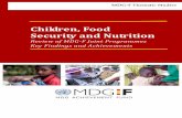 Children, Food Security and Nutrition - MDG Fundmdgfund.org/sites/default/files/Nutrition_Thematic Study.pdf · SMS Short message service SOFI State of food insecurity SUN Scaling