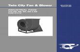 Twin City Fan & Blower - Air Movement and Control … SEPT 2003.pdf · The typical performance characteristics for different wheels ... Twin City Fan & Blower offers a complete series