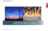 RENEWABLE ENERGY IN INDIA - Dansk Industri (wind biomass) in... · Windfarm Project in India (FOWPI)’. The project is preparing ... BIOMASS ENERGY IN INDIA A PARTNERSHIP BETWEEN
