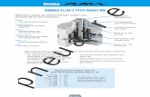 Bimba BIMBA FLAT-1 FITS RIGHT IN! e - SMC Pneumatics · For Technical Assistance: 800-442-4622 Bimba Metric Flow Controls: FCPM Series 15 Flow Controls Alignment Couplers Flat-1