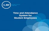 Time and Attendance System for Student Employees - … of Time and Attendance System (TAS) For Student Employees 1) Sign –in to SUNY HR Time and Attendance using your existing Delhi