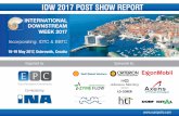 IDW 2017 POST SHOW REPORT - Euro Petro · IDW 2017 POST SHOW REPORT Co-Hosted by: . IDW 2017, incorporating IDTC and BBTC, ... AXENS NORTH AMERICA BAKER HUGHES BAYERNOIL REFINERY