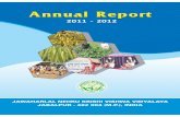 JAWAHARLAL NEHRU KRISHI VISHWA VIDYALAYA JABALPUR …jnkvv.org/PDF/Annual Report 2011-12250615021321.pdf · Jawaharlal Nehru Krishi Vishwa Vidyalaya, Jabalpur 482 004 (M.P.) ... education